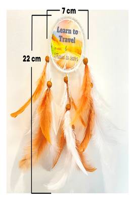 Rooh Dream Catcher  Learn to Travel Car Hanging  Handmade Hangings for Positivity,Meditation Room, Yoga Temple,Windchime 5