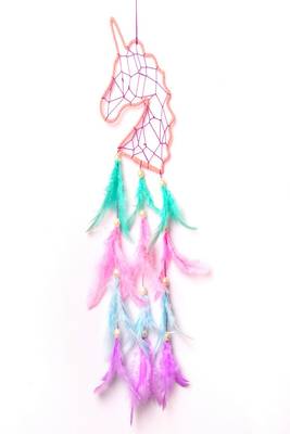 Rooh Dream Catcher  Unicorn Wall Hanging  Handmade Hangings for Positivity .,Meditation Room, Yoga Temple, Windchime 2