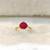 Red diamond rings