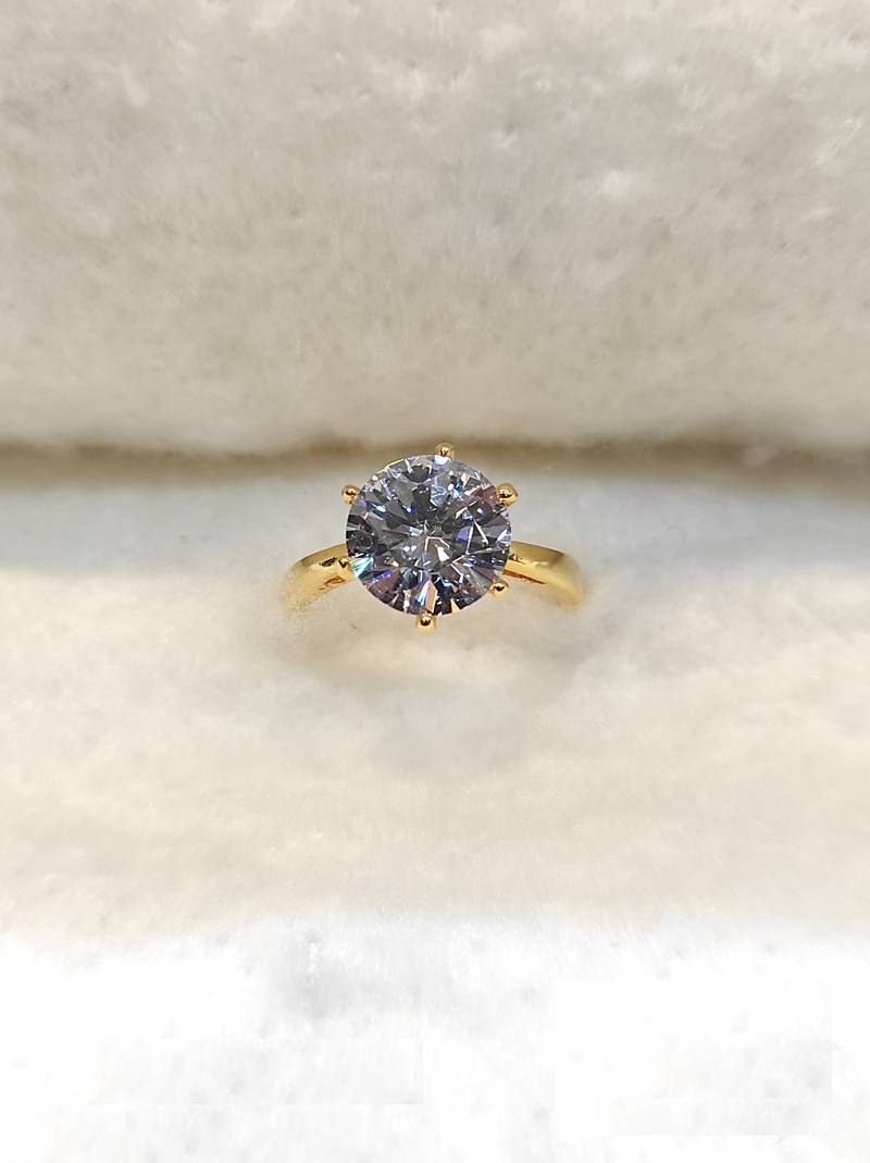 White diamond rings