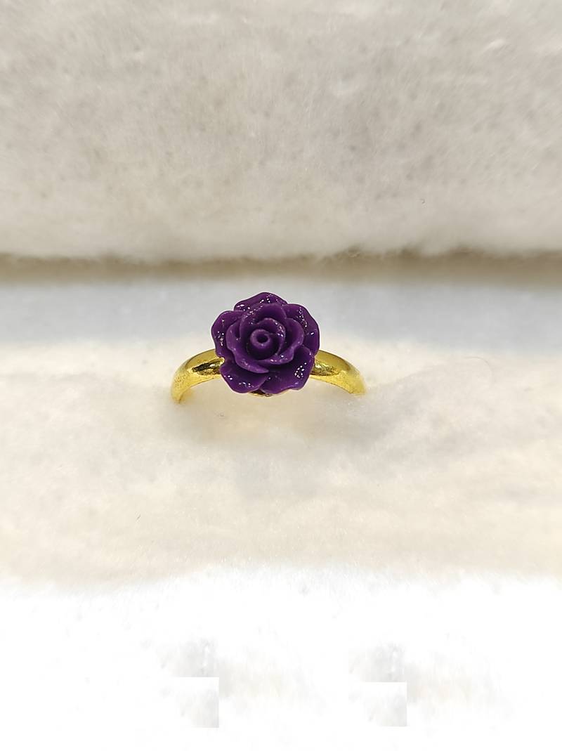 Purple coral rings