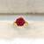 Red coral rings