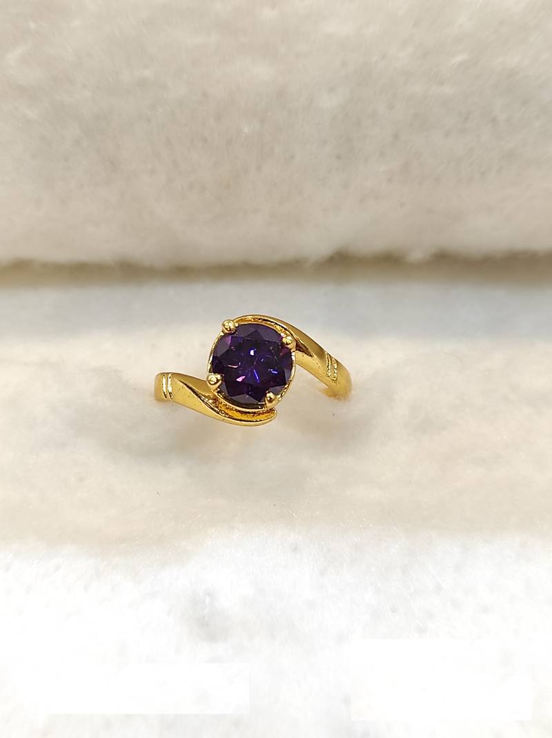 Blue diamond rings