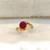 Red diamond rings