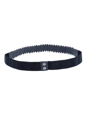 Black & Gold Braided & Beaded PU Handmade Belt 5