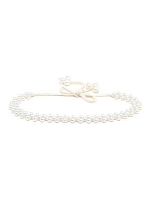 Anekaant Cream Braided Cotton Handmade Belt 4