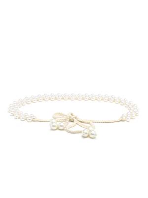 Anekaant Cream Braided Cotton Handmade Belt 5
