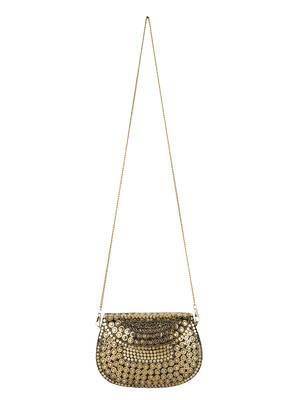 Mosaic Gold Mosaic Embellished Metal Clutch 5