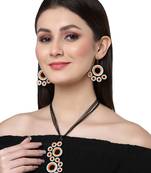 Anekaant Multi Paper Quilling Necklace with Earrings