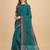 Sky blue woven silk saree with blouse