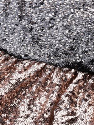 Ethnovogue Ready To Wear Black Net Sequin Narrow Straight Pant Set 4