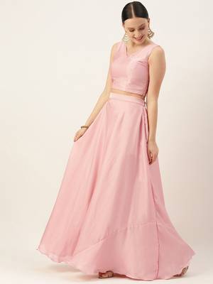 Ethnovogue Ready To Wear Pink Embroidered Indowestern Set 3