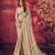 Ivory woven georgette saree with blouse