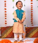 Genda Kurta with Churidaar & Ambar Nehru Jacket