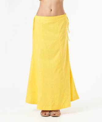 Yellow Ombre Saree & Peticot 4