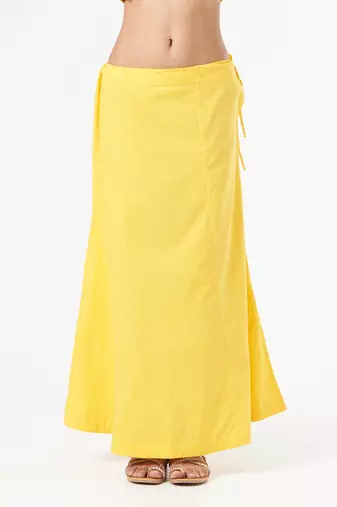Yellow Ombre Saree & Peticot