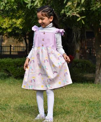In the Sky' Lavender Frilly Frock 1