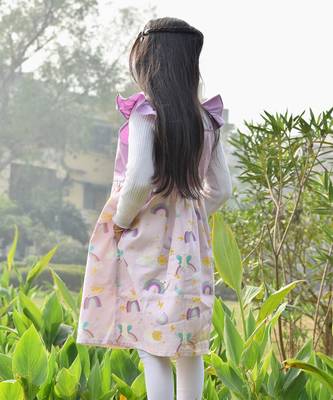 In the Sky' Lavender Frilly Frock 2