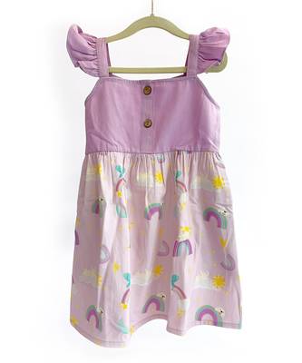 In the Sky' Lavender Frilly Frock 6