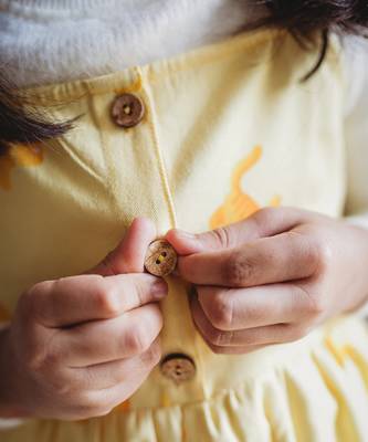 Kitty Kat' Yellow Frilly Frock 5