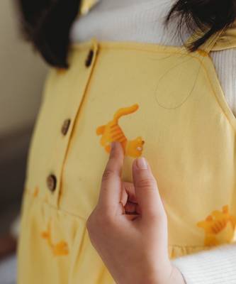 Kitty Kat' Yellow Frilly Frock 6