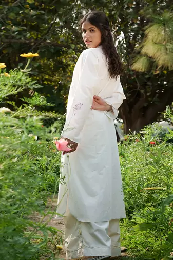 Penelope Pleated Placket Kurta