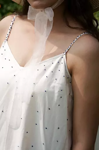 Lydia Noodle Strap Dress