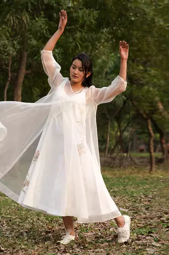 Catherine Sheer Angrakha & Handpainted Slip