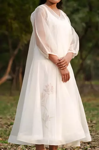 Catherine Sheer Angrakha & Handpainted Slip