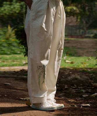 Maria Overlap Pleated Pants 2