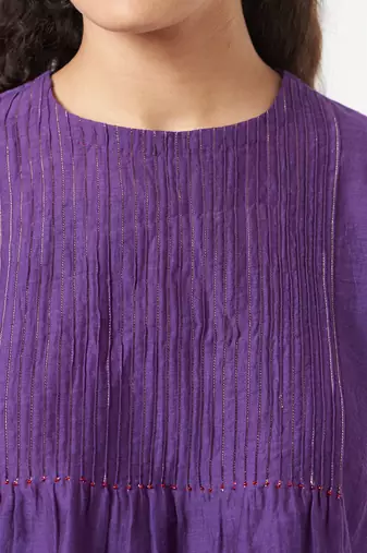 Pin Tuck Blouse