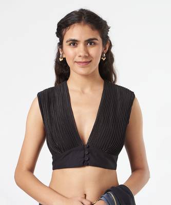 Black Corded Blouse 1