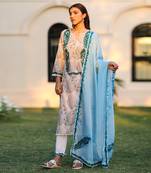 Reshan ari embroidered dupatta.