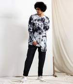 Black And Grey Amias Kurta Set