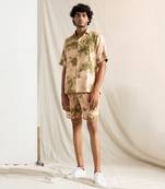 Beige And Green Alec