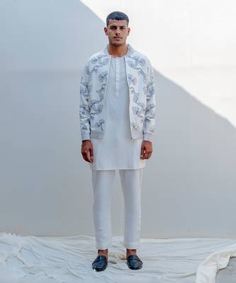 Off White Jacket Set 1