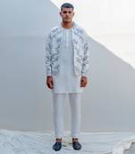 Off White Jacket Set