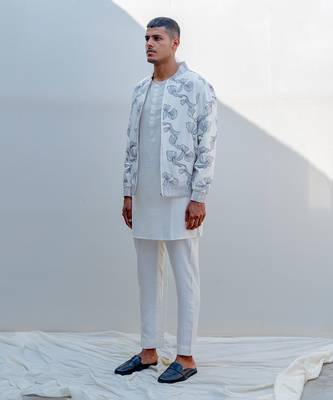 Off White Jacket Set 2