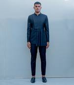 Raven Short Indo Western Jacket Set