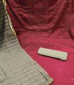 Multicolor embroidered cotton salwar