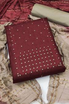 Multicolor embroidered cotton salwar