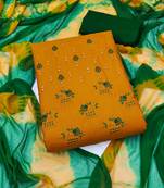 Multicolor embroidered cotton salwar