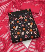 Grey embroidered cotton salwar