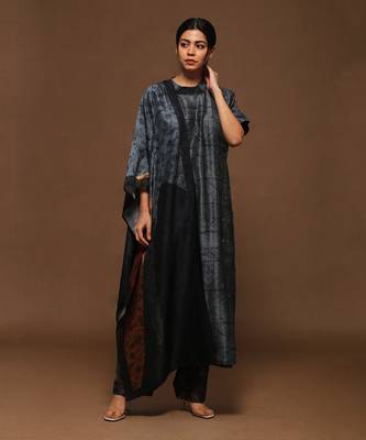 Grey Kurta Pant Set 1