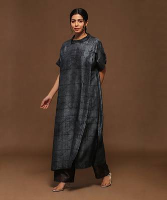 Grey Kurta Pant Set 2