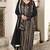 Designer Ethnic Sequance Embroidery Work Faux Georgette Salwaar Kameez In Beautiful Black Colour