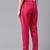 Pink plain cotton trousers