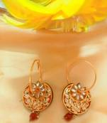 Runjhun Kundan Gold Plated Traditional Earrings