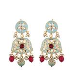Runjhun Meenakari Designer Traditional Earrings