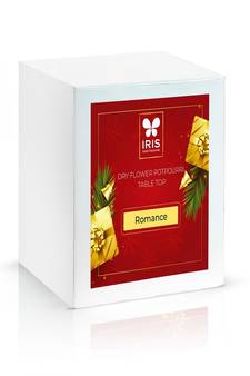 IRIS DRY FLOWER POTPOURRI TABLE TOP Romance